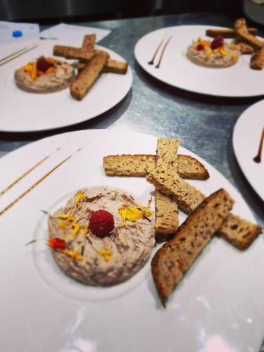 Rilettes de maquereaux à la framboise